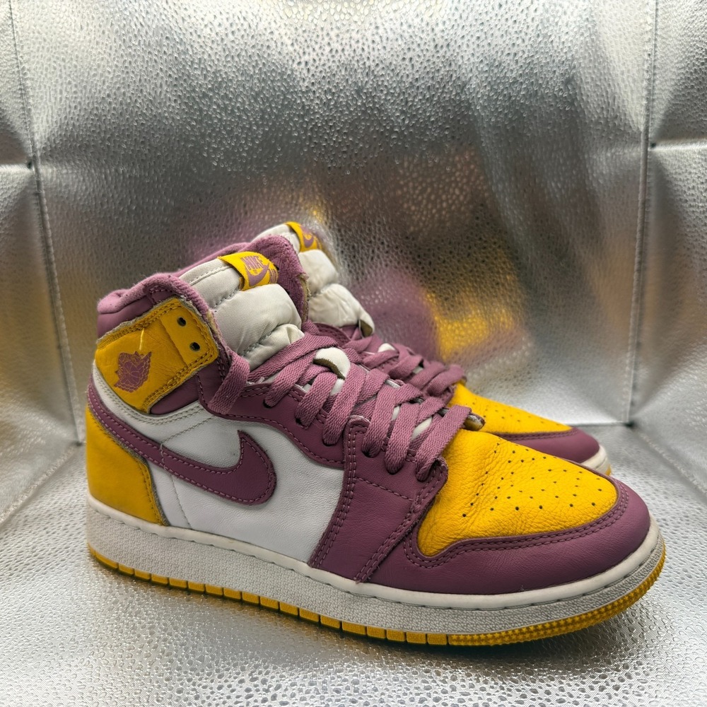 Size 7Y Nike Air Jordan Retro 1 High‎ OG  Brotherhood Kids Sneakers 575441-706